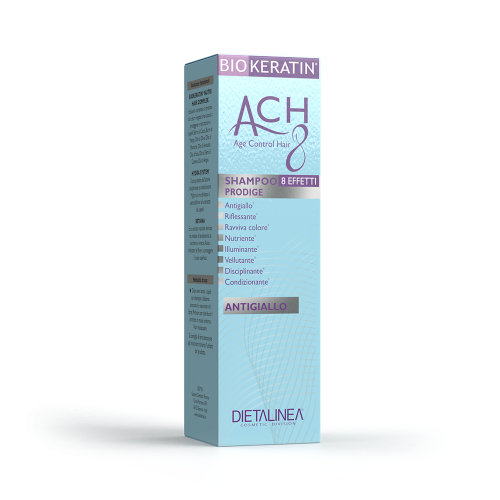 Shampoo Antigiallo Biokeratin ACH8 200ml Shampoo Dietalinea