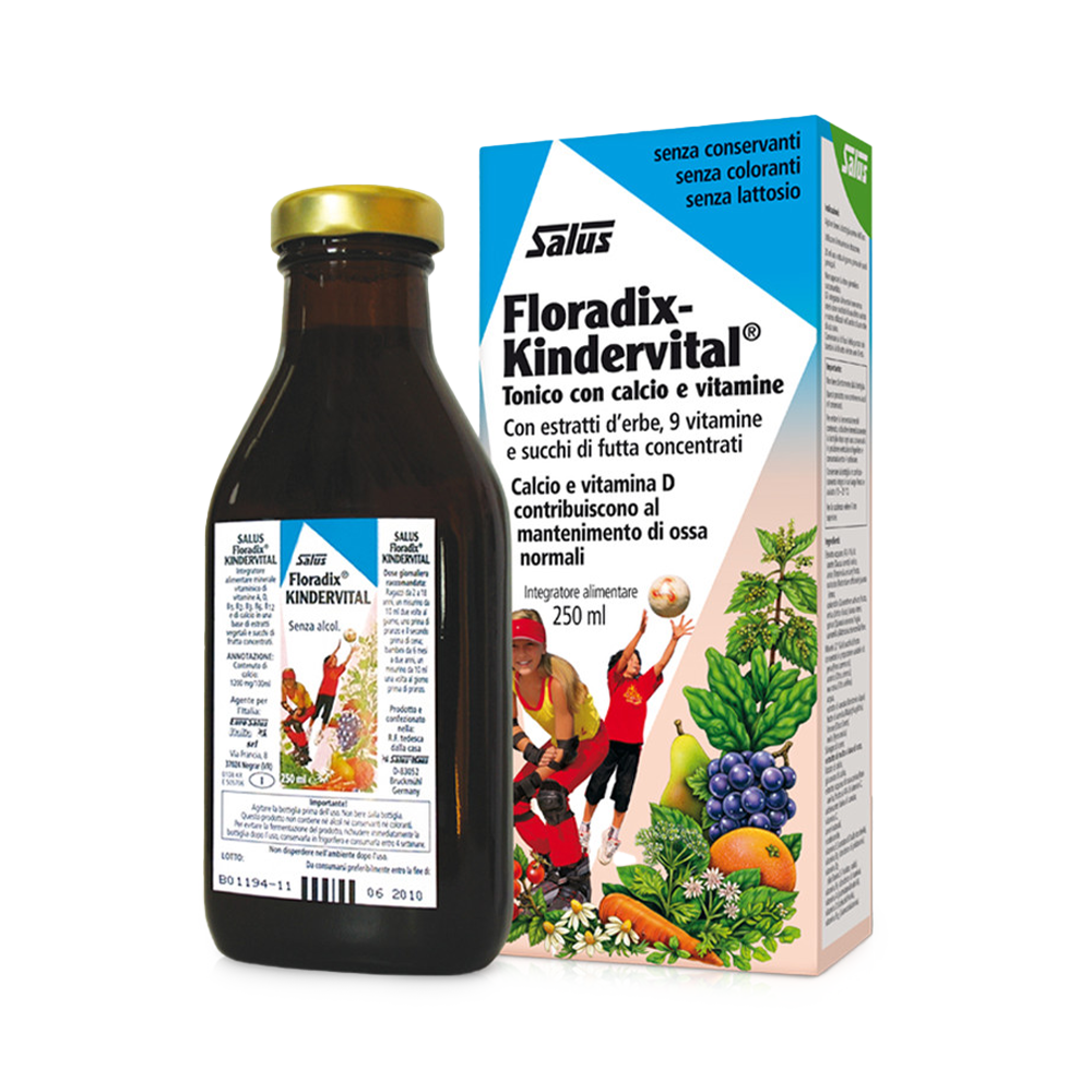 Salus Floradix-Kindervital® Formula Classica 250 ml Benessere dei bambini Salus