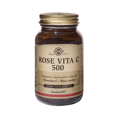 Rose Vita C 500 Vitamine e Minerali Solgar