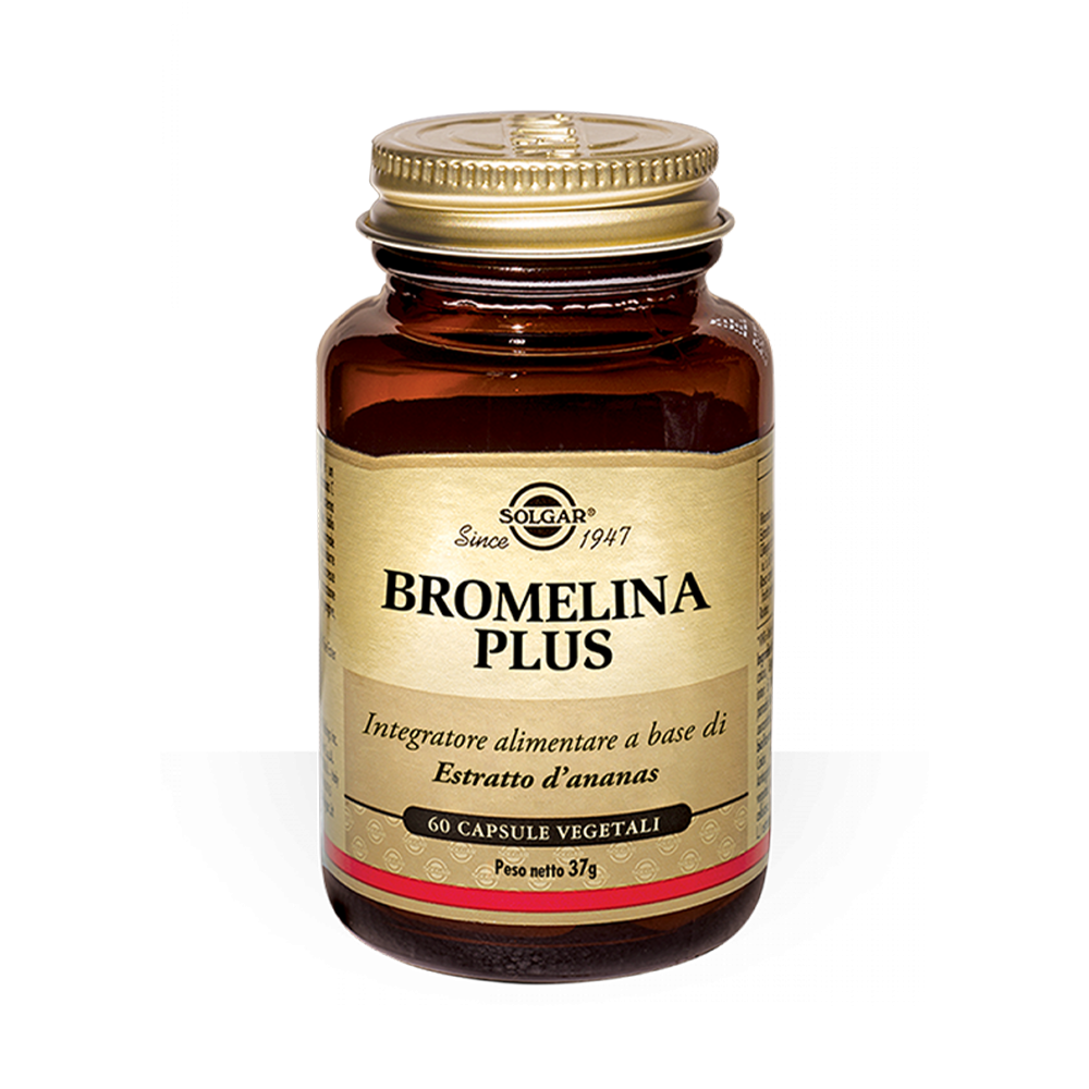 Bromelina Plus Integratori alimentari Solgar