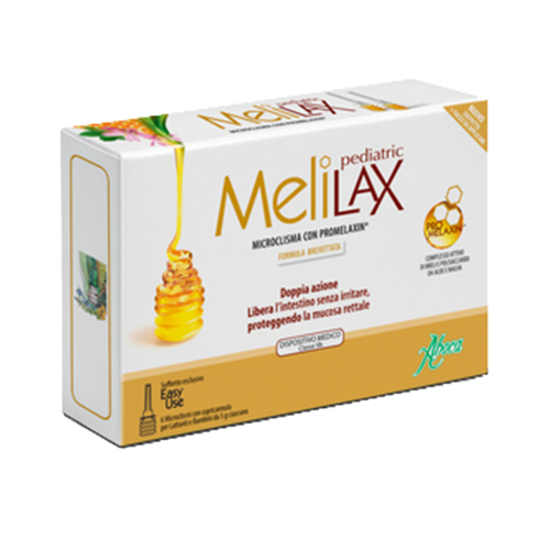 ABOCA Melilax Pediatric Microclisma con Promelaxin® Benessere dei bambini Aboca