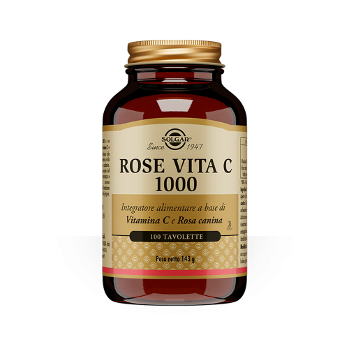 Rose Vita C 1000 Vitamine e Minerali Solgar