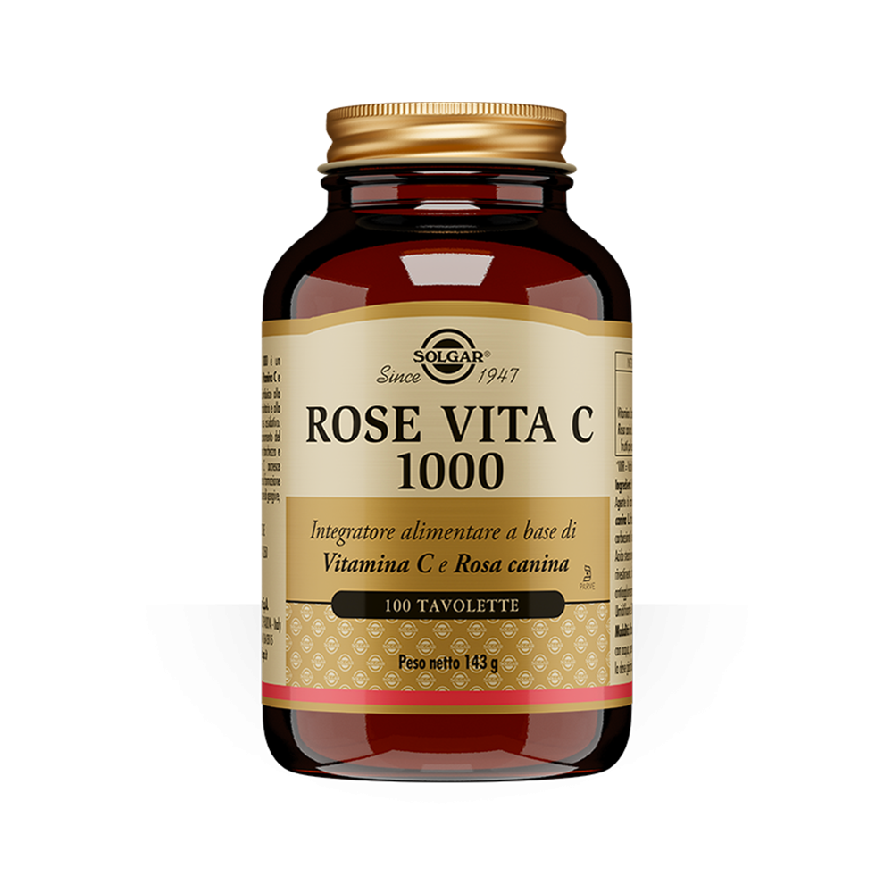 Rose Vita C 1000 Vitamine e Minerali Solgar