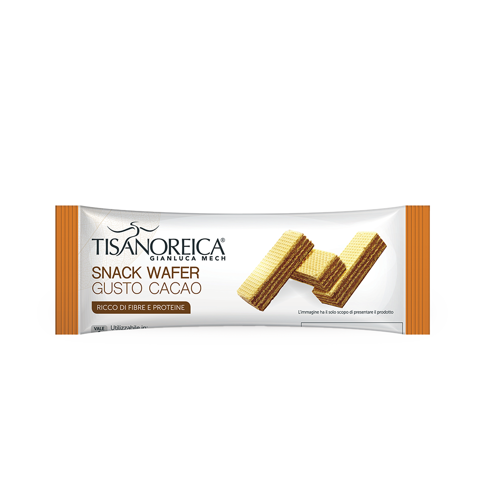 Tisanoreica Style Snack Dietetico Wafer Gusto Cacao Mech Tisanoreica Mech Tisanoreica