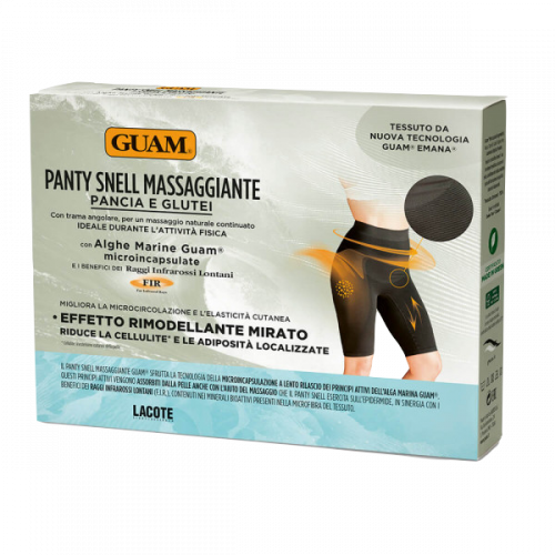 GUAM Panty Snell Massaggiante Pancia e Glutei Taglia L-XL Benessere da indossare Guam