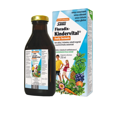 Salus Floradix-Kindervital® Fruity Formula Potenziata 250 ml Integratori alimentari Salus