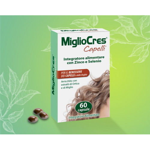 Migliocres Capelli 60 capsule Integratori alimentari Migliocres