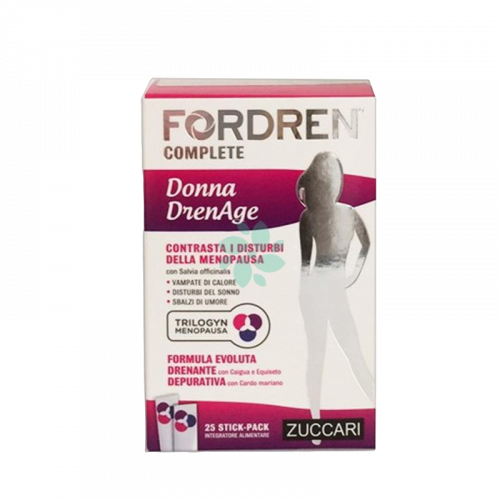 Zuccari Fordren Complete Donna DrenAge 25 Stick Integratori alimentari Zuccari