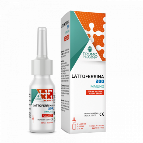 Lattoferrina 200 Immuno Spray Naso Benessere vie respiratorie Promopharma