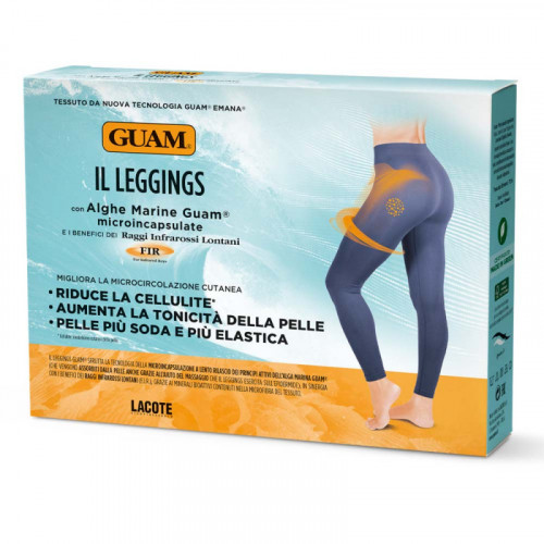 GUAM Leggings Snellente Blu Taglia S-M Benessere da indossare Guam