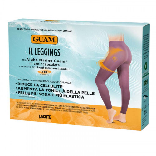 GUAM Leggings Snellente Prugna Taglia S-M Benessere da indossare Guam