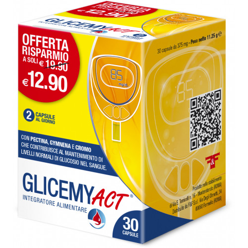 Glicemy ACT 30 capsule Integratori alimentari ACT
