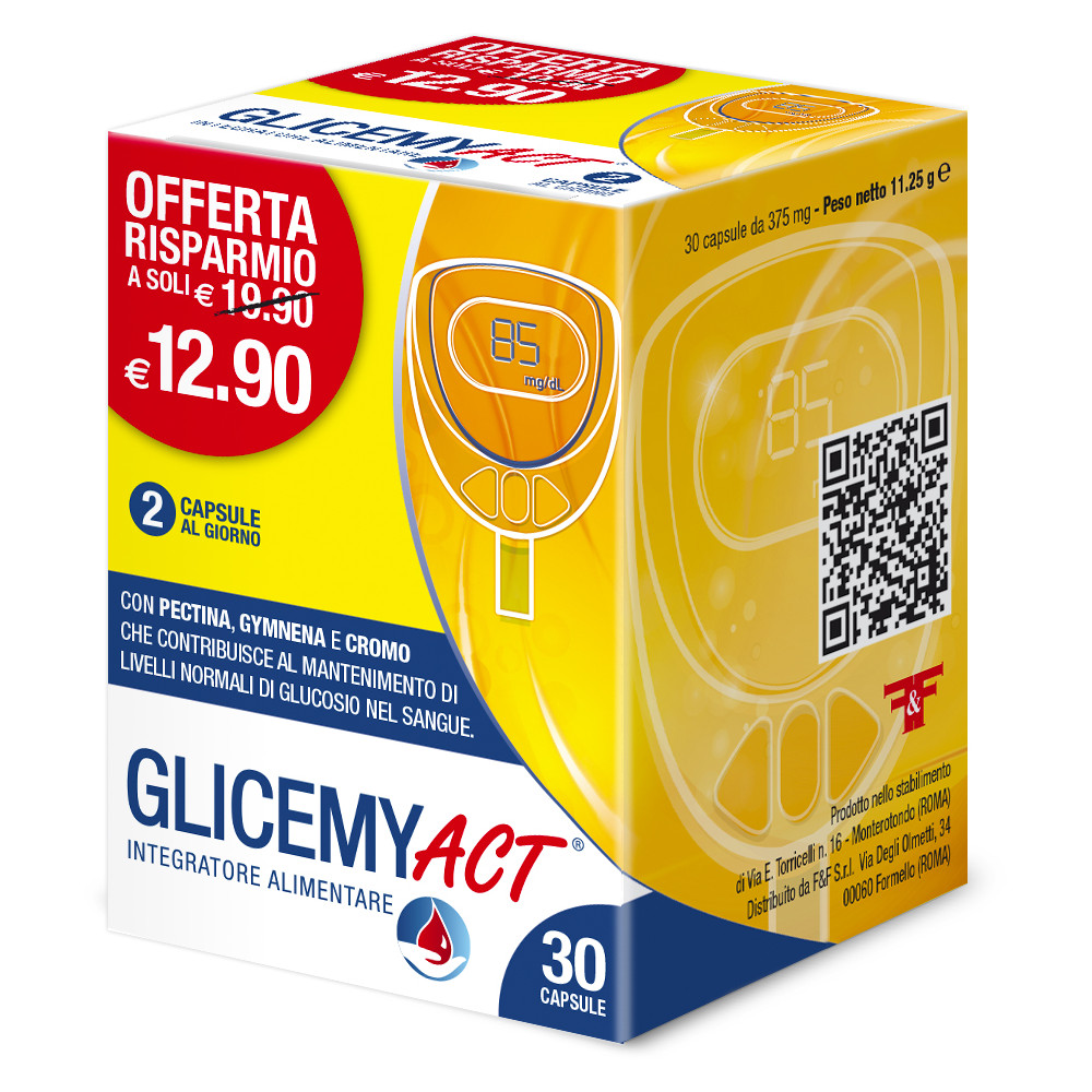 Glicemy ACT 30 capsule Integratori alimentari ACT