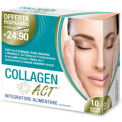 Collagen ACT 10 bustine monodose Integratori alimentari ACT