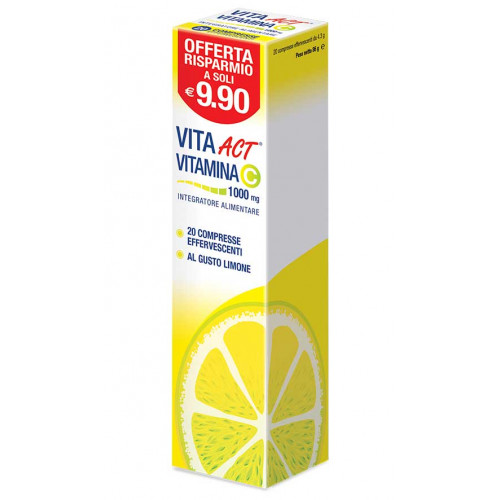 Vita ACT Vitamina C 1000 mg Gusto Limone Integratori alimentari ACT