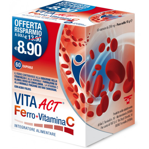 Vita ACT Ferro + Vitamina C Integratori alimentari ACT