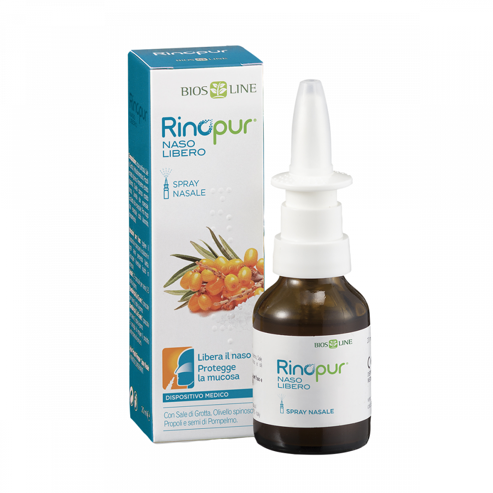Biosline Rinopur® Naso Libero Spray Nasale Benessere vie respiratorie Bios Line