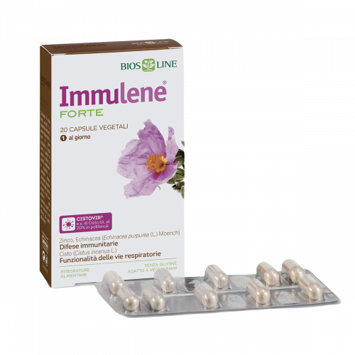 Biosline Immulene Forte con CistoVir 20 capsule Difese immunitarie Bios Line