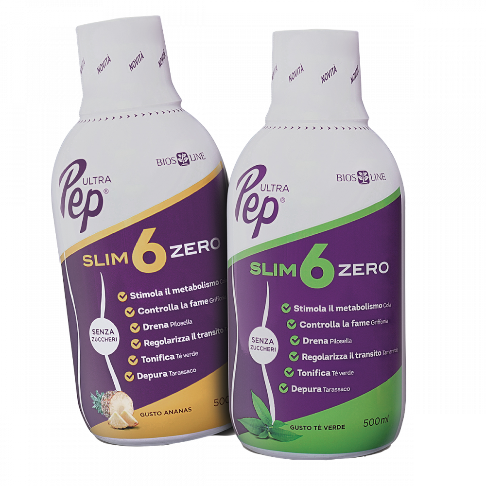 Biosline Ultra Pep® Slim 6 Zero Te Verde 500 ml Equilibrio del peso Bios Line