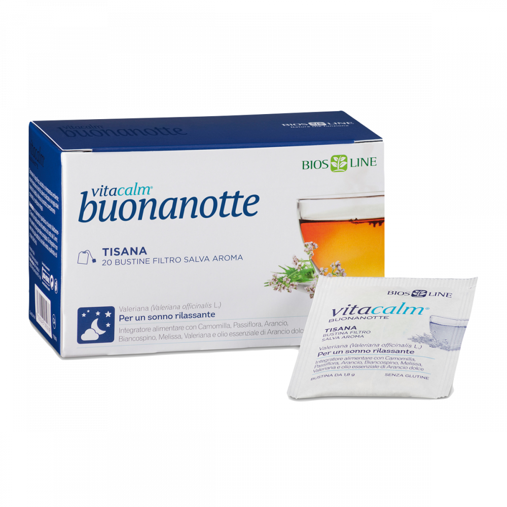 Biosline VitaCalm® Buonanotte Tisana Rilassamento e riposo notturno Bios Line