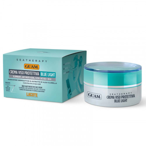 GUAM SeaTherapy Crema Viso Protettiva Blue Light Creme giorno Guam