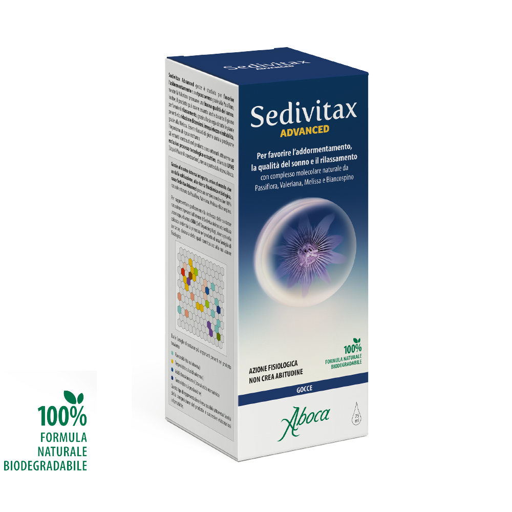 ABOCA Sedivitax Advanced 75 ml Rilassamento e riposo notturno Aboca