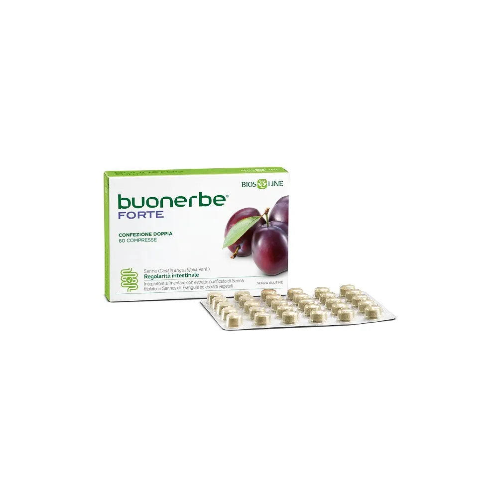 Biosline Buonerbe Forte 60 compresse Regolarità intestinale Bios Line