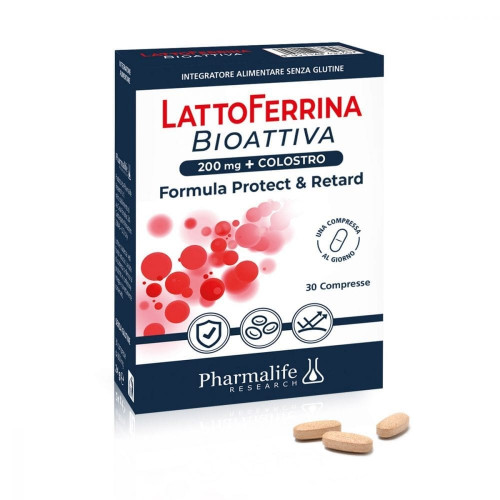 Pharmalife Lattoferrina Bioattiva 30 Compresse 200mg Difese immunitarie Pharmalife