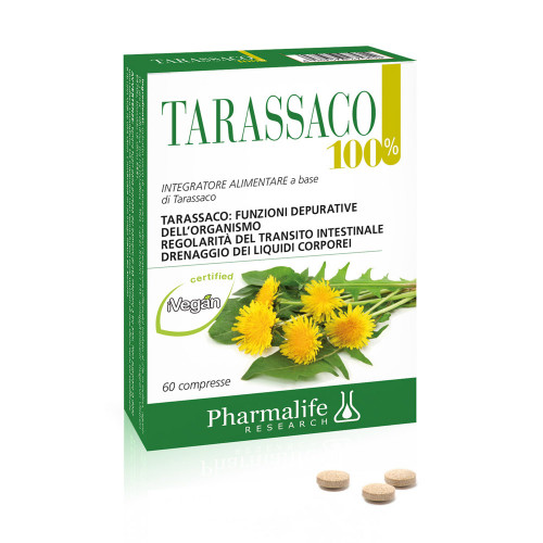 Pharmalife Tarassaco 100% Integratori alimentari Pharmalife