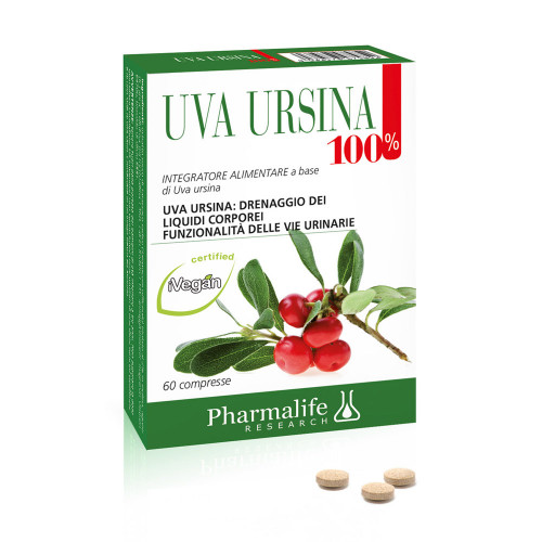 Pharmalife Uva Ursina 100% Benessere vie urinarie Pharmalife