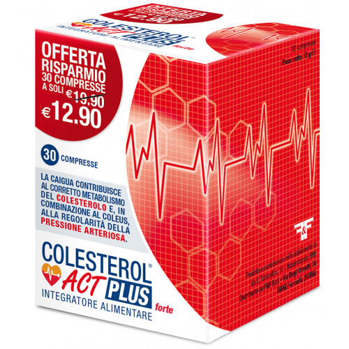 Colesterol ACT Plus Forte 30 compresse Integratori alimentari ACT