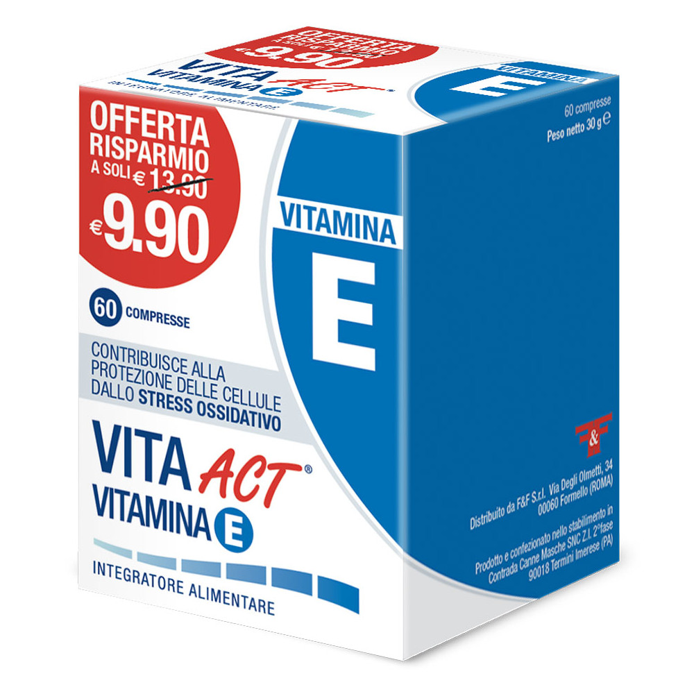Vita ACT Vitamina E 60 compresse Integratori alimentari ACT