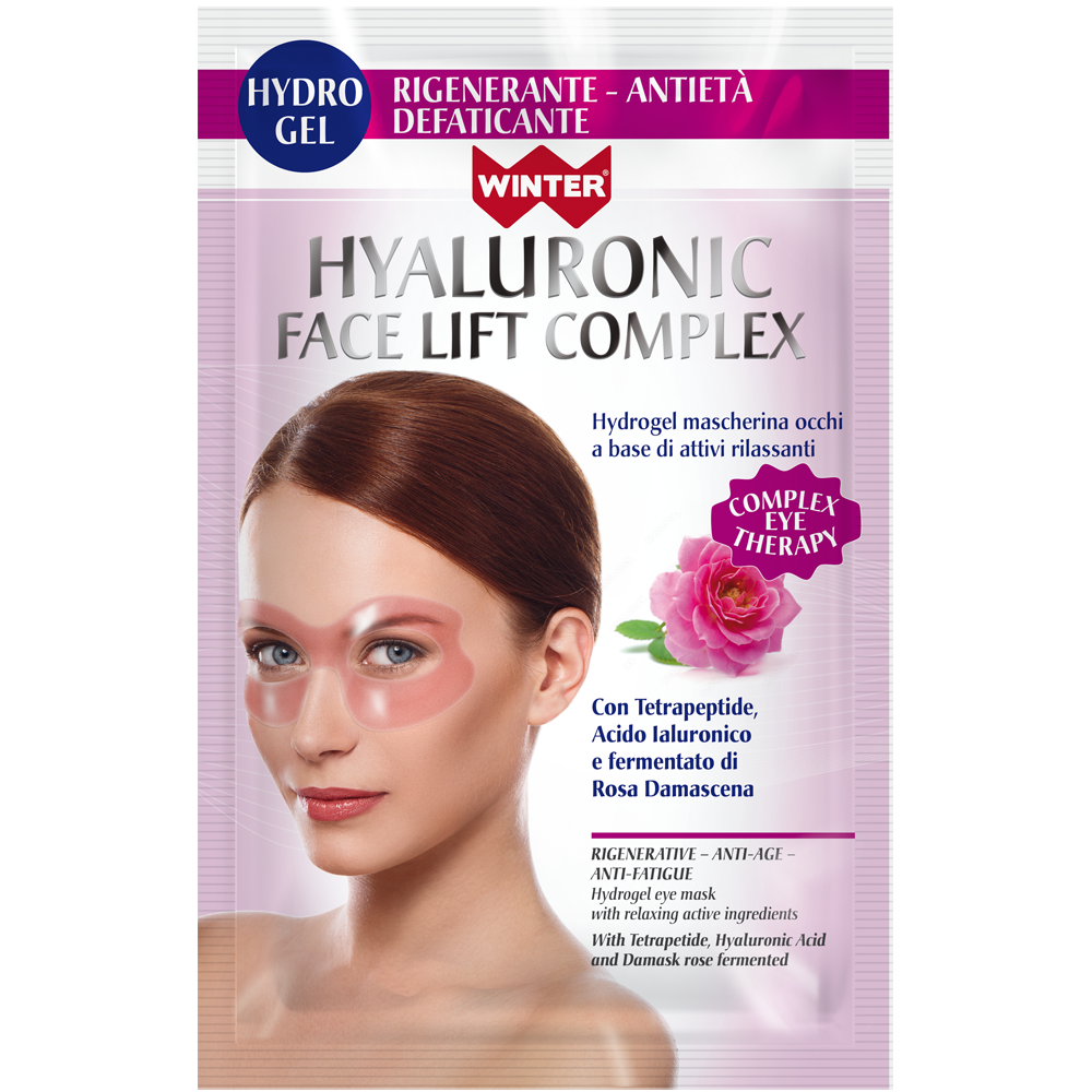 Maschera Hydro Gel Complex Eye Therapy Hyaluronic Face Lift Complex Maschere e patch per il viso Winter