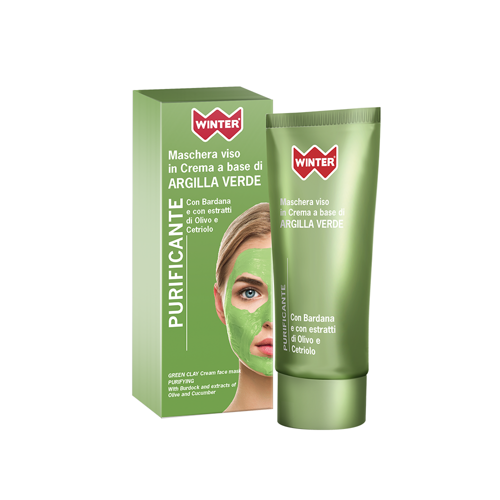 Maschera Viso Argilla Verde - Purificante Maschere e patch per il viso Winter