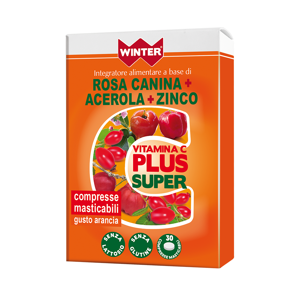 Vitamina C Plus Super Compresse Masticabili Vitamine e Minerali Winter