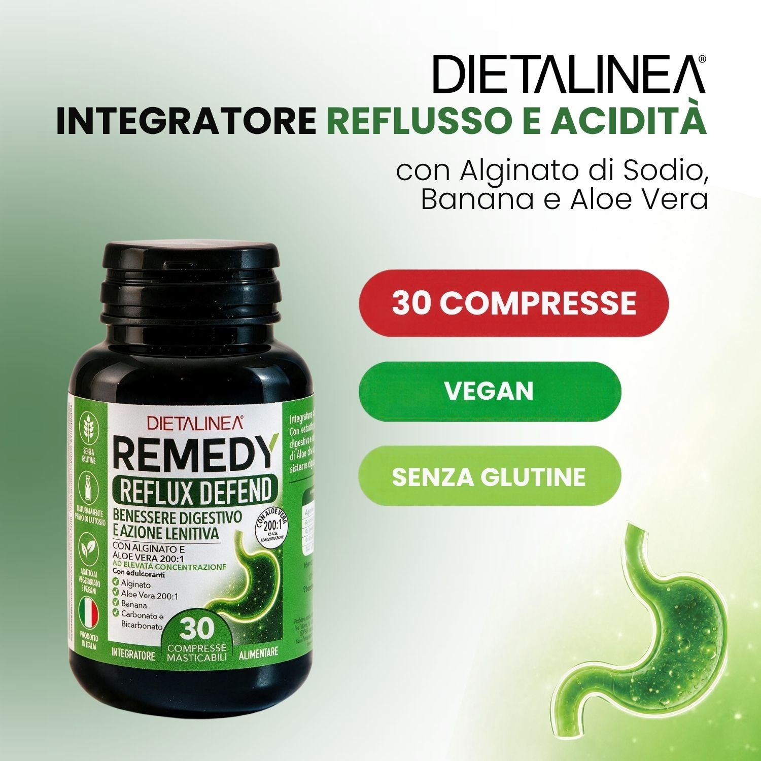 Dietalinea Remedy Reflux Defend 