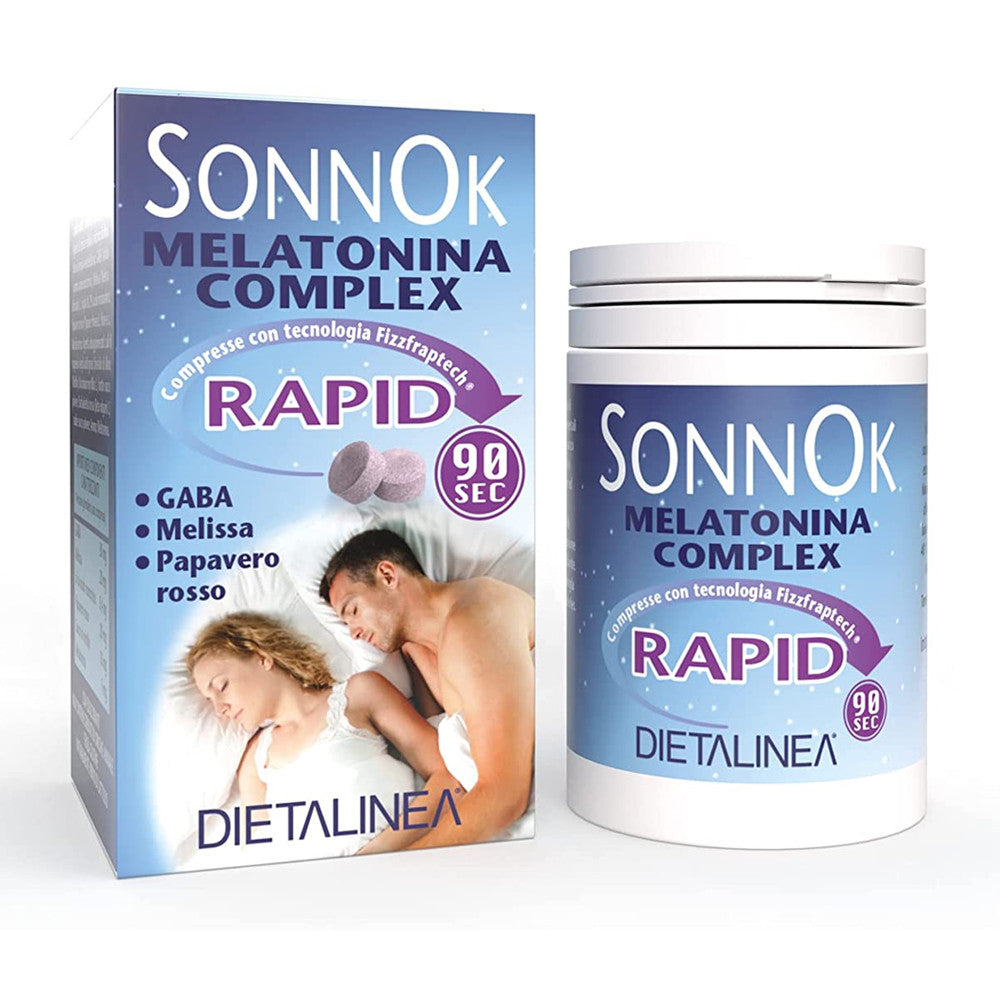 SonnOk Melatonina Rapid 60 compresse Integratori alimentari Dietalinea