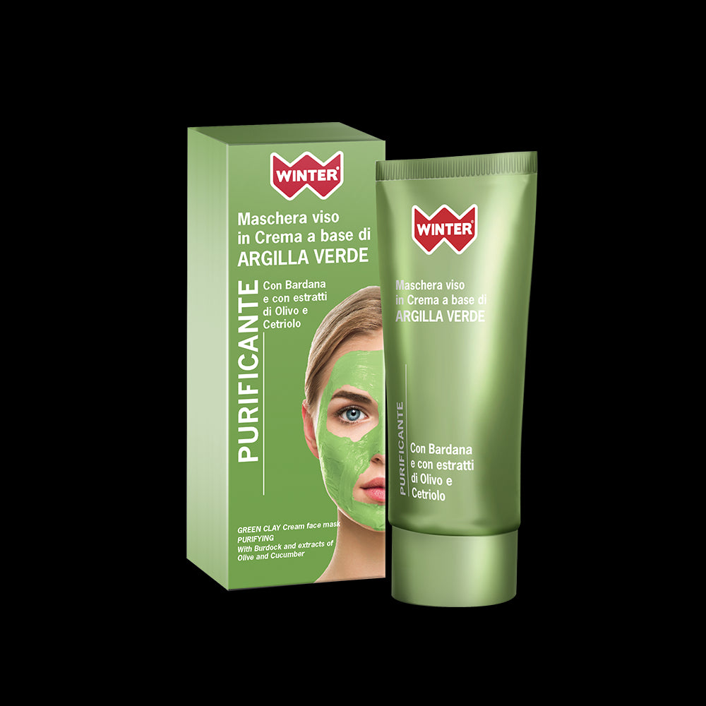 Winter Maschera Viso Argilla Verde Maschere e patch per il viso Winter