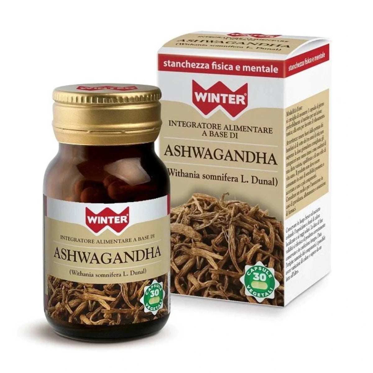 Winter- Integratore di Ashwaganda 30 Capsule Vegetali