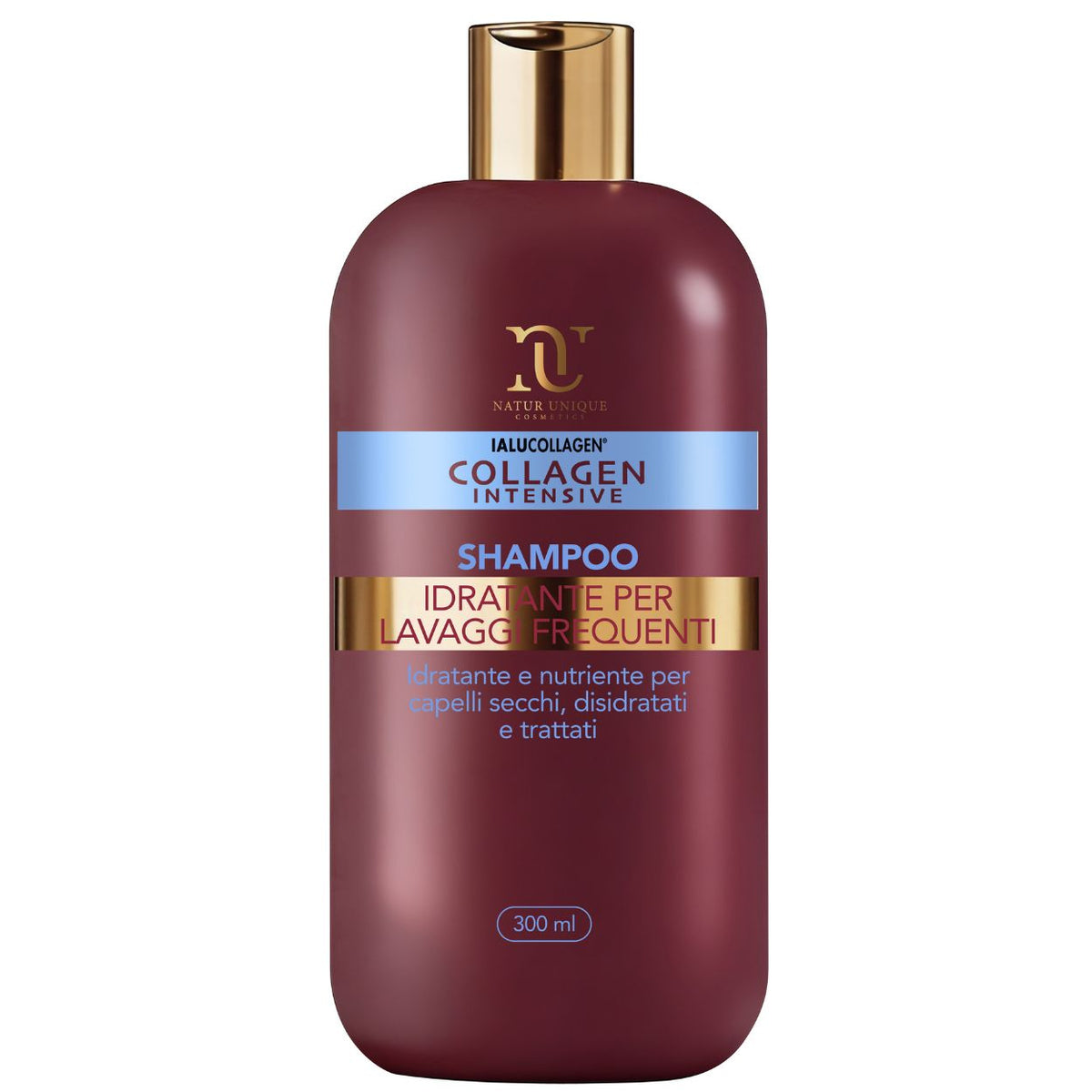 Shampoo Collagene Idratante Capelli Lavaggi Frequenti 300ml Natur Unique