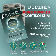 Dietalinea Korticomplex Fat Slim – Integratore Cortisolo e Stress