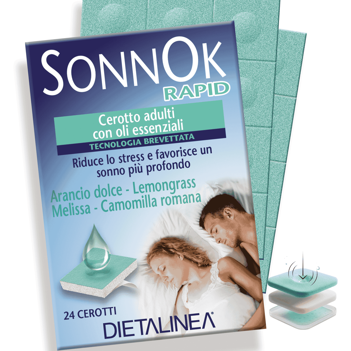 Dietalinea SonnOk Rapid – Cerotti per Dormire