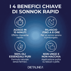 Dietalinea SonnOk Rapid – Cerotti per Dormire